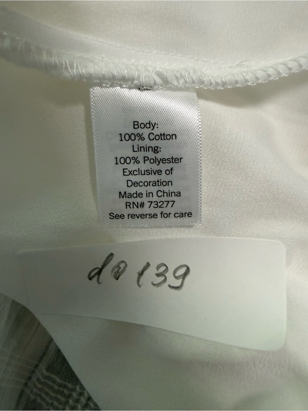 Sonoma Women’s Embroidered Tiered White Dress Size 0X - Picture 7 of 7